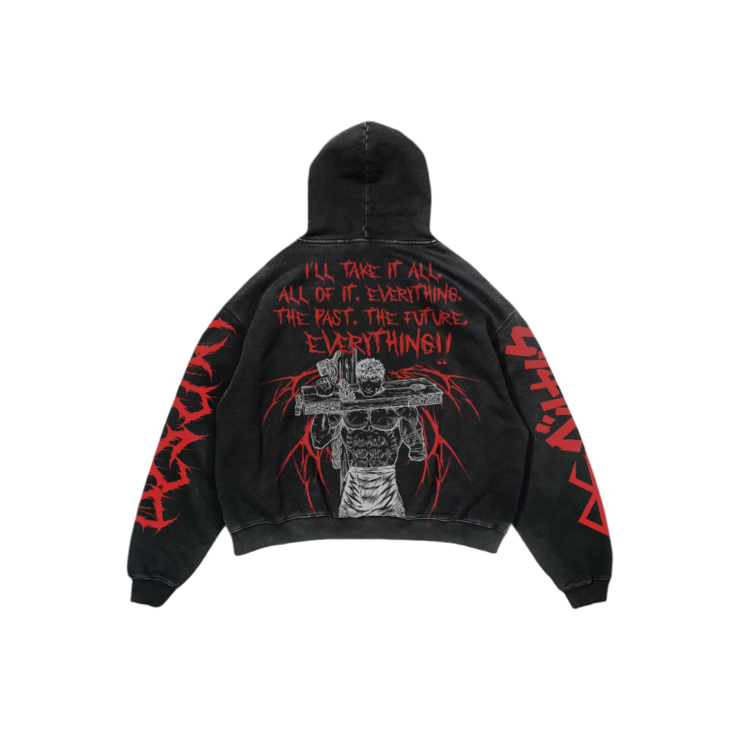 Berserk Hoodie ( Acid Wash )