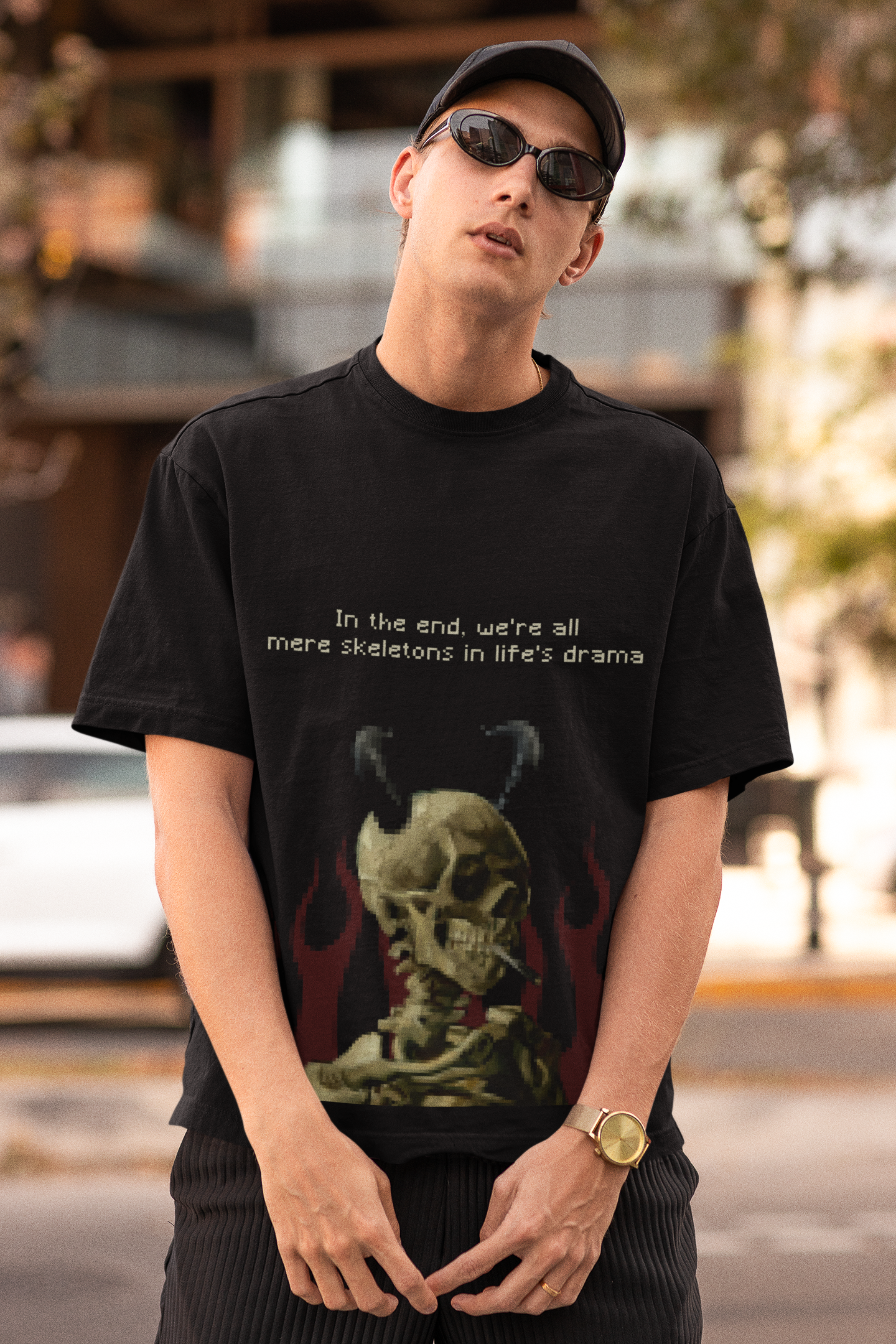 Pixelated Skeleton